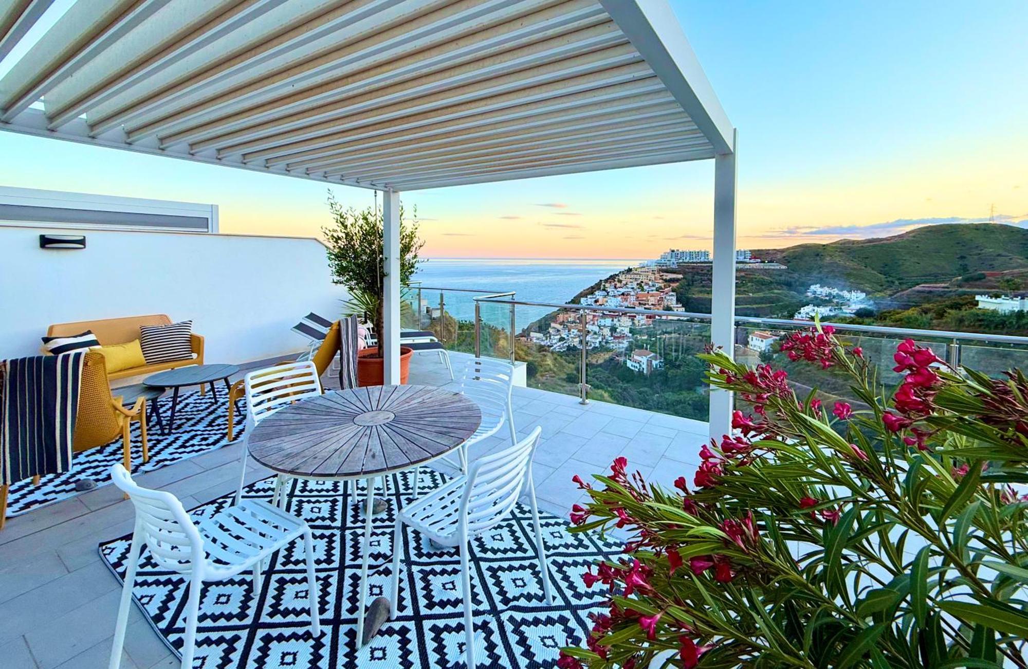 Penthouse Balcon Del Mar 121 Casasol Apartment Nerja Exterior photo